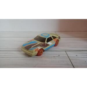 2007 Mattel Hot Wheels '92 Ford Mustang Racing Body Brown & Beige HW Art Cars